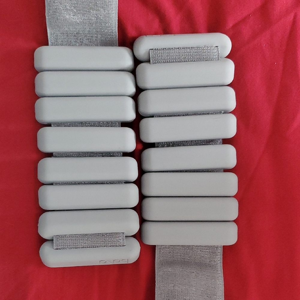Bala bangles - 2lb Wearable Wrist/Ankle Weights - Gray